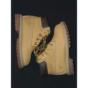 Timberland Toddler Wheat Nubuck Leather Ankle Boots‎ Classic Premium